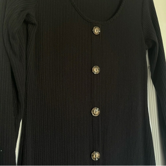 Blue Leopard | Janet Ribbed Dress - Picture 6 of 8